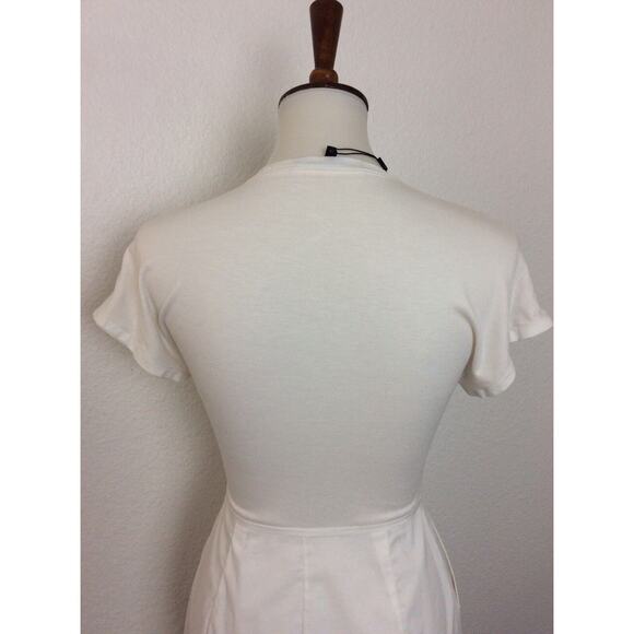 BCBGMAXAZRIA Dress Sheath Bodycon Pleated Doree Stretch - Picture 9 of 11